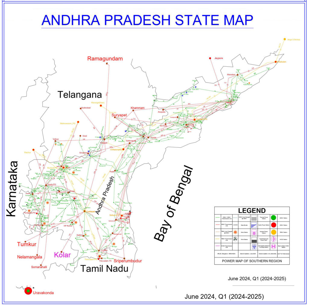 Andhra Pradesh State map