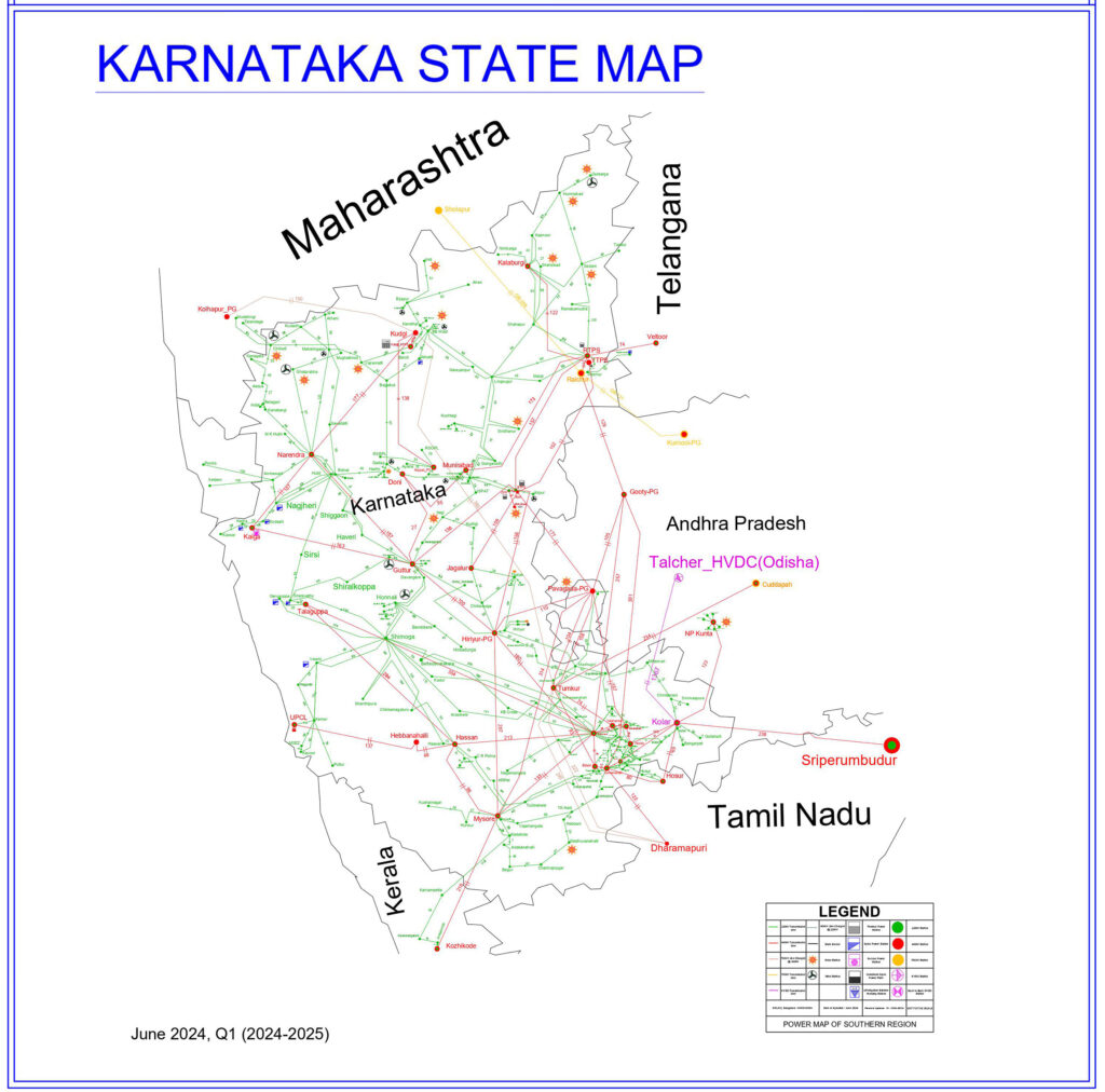 Karnataka State Map