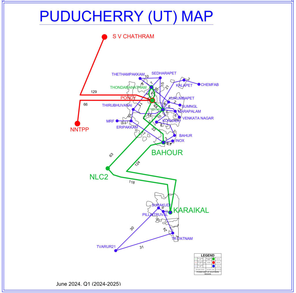 Puducherry (UT) Map